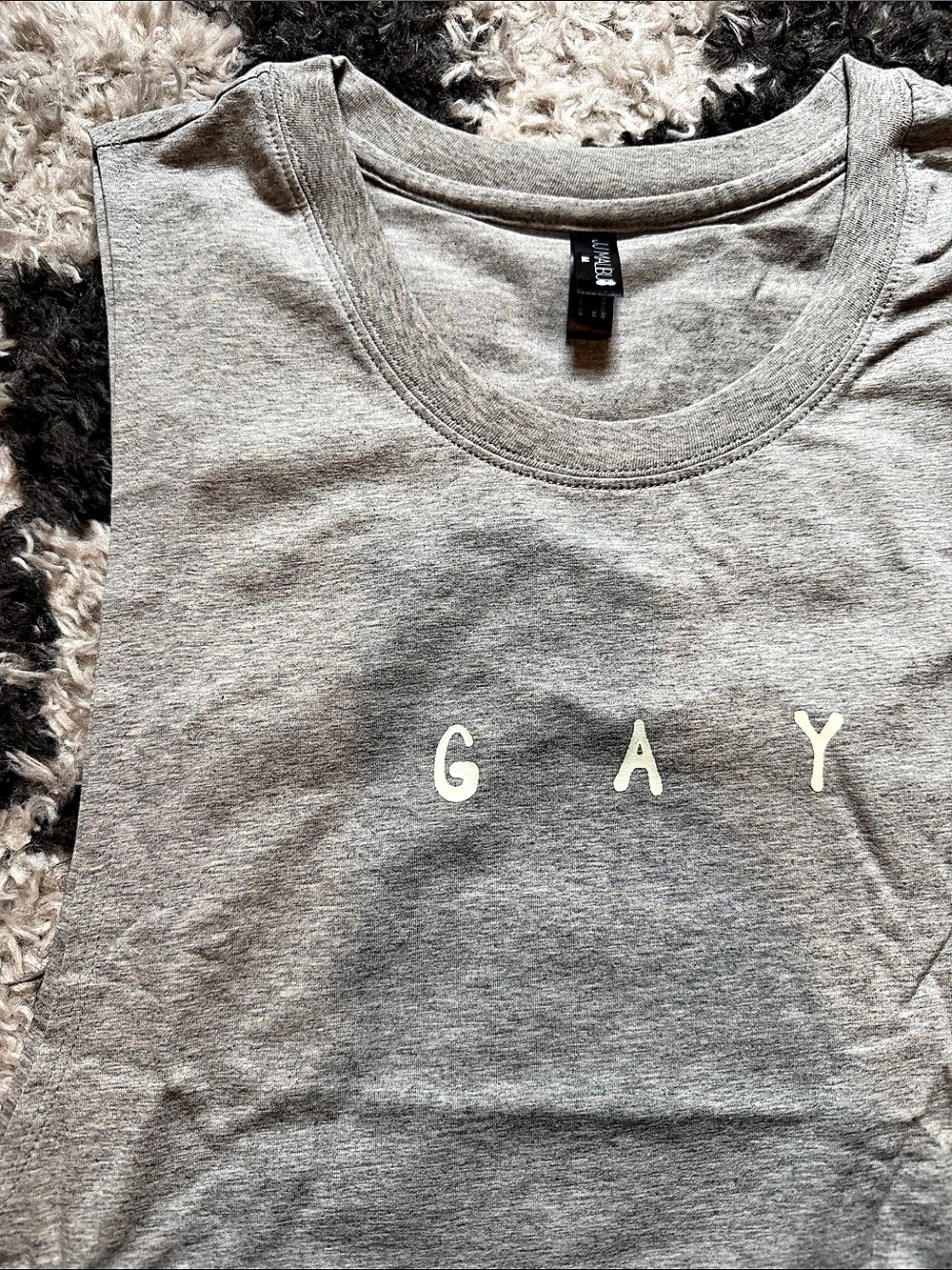 GAY Gray Tank Top Size Medium